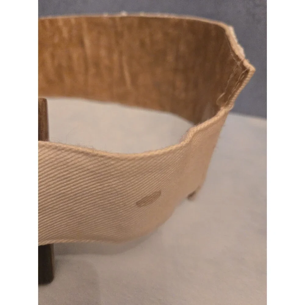 Vtg. Native American Beaded Leather Belt (MB)